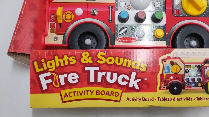 Melissa & Doug Lights & Sounds Fire Truck Activity Board SEE DETAILS