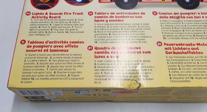 Melissa & Doug Lights & Sounds Fire Truck Activity Board SEE DETAILS