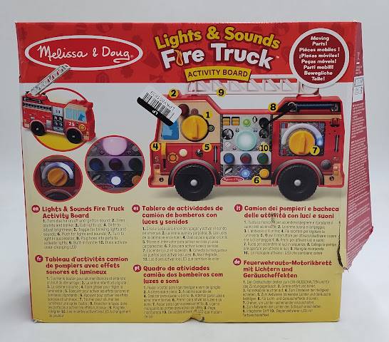 Melissa & Doug Lights & Sounds Fire Truck Activity Board SEE DETAILS