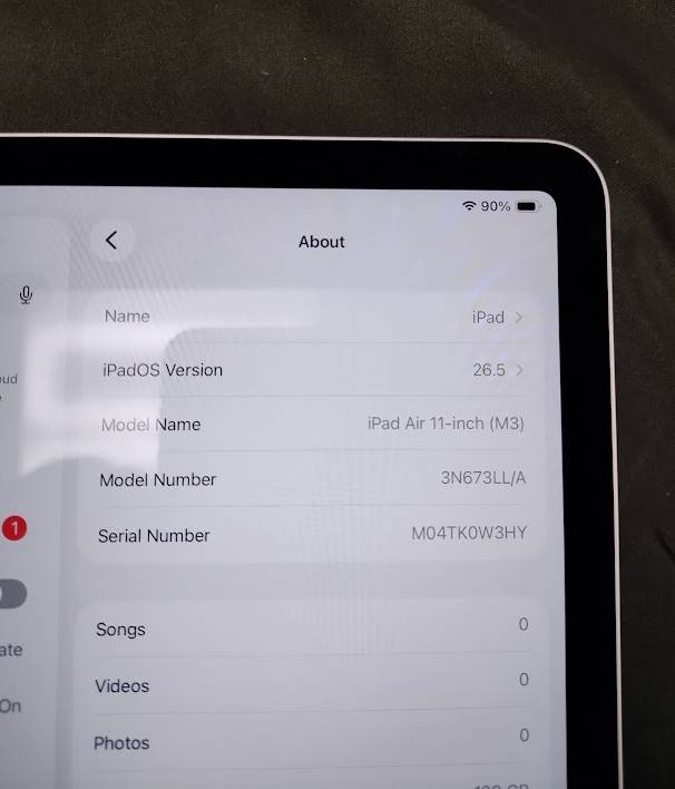 Apple 11-inch iPad Air (M3) Wi-Fi 128GB - Purple **PREOWNED, SEE DETAILS**
