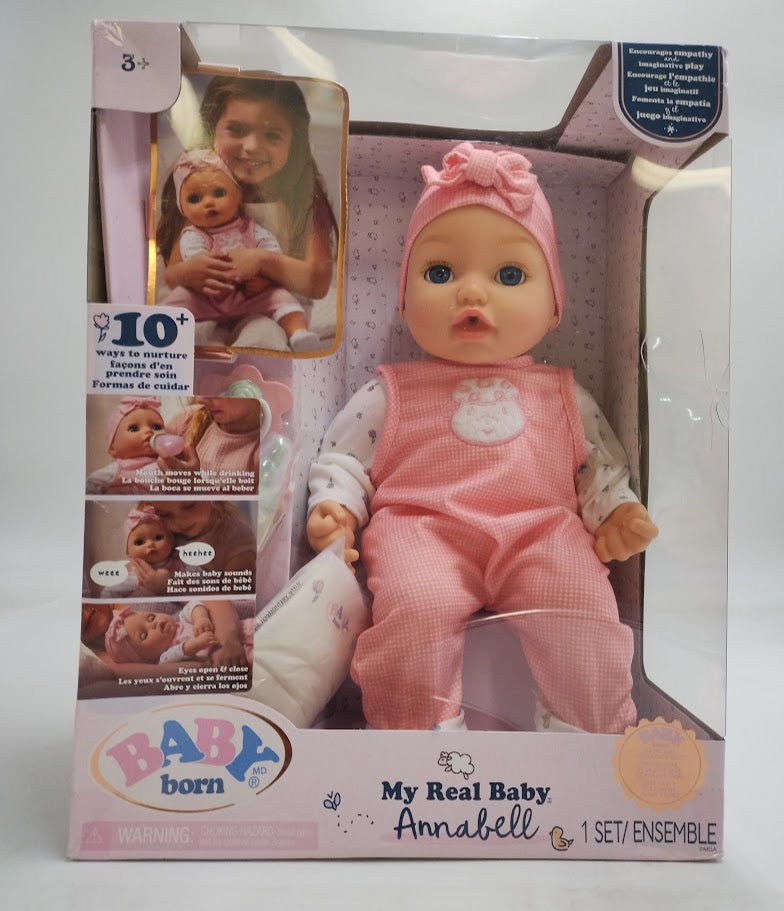 BABY Born My Real Baby Doll Annabell - Blue Eyes SEE SETAILS