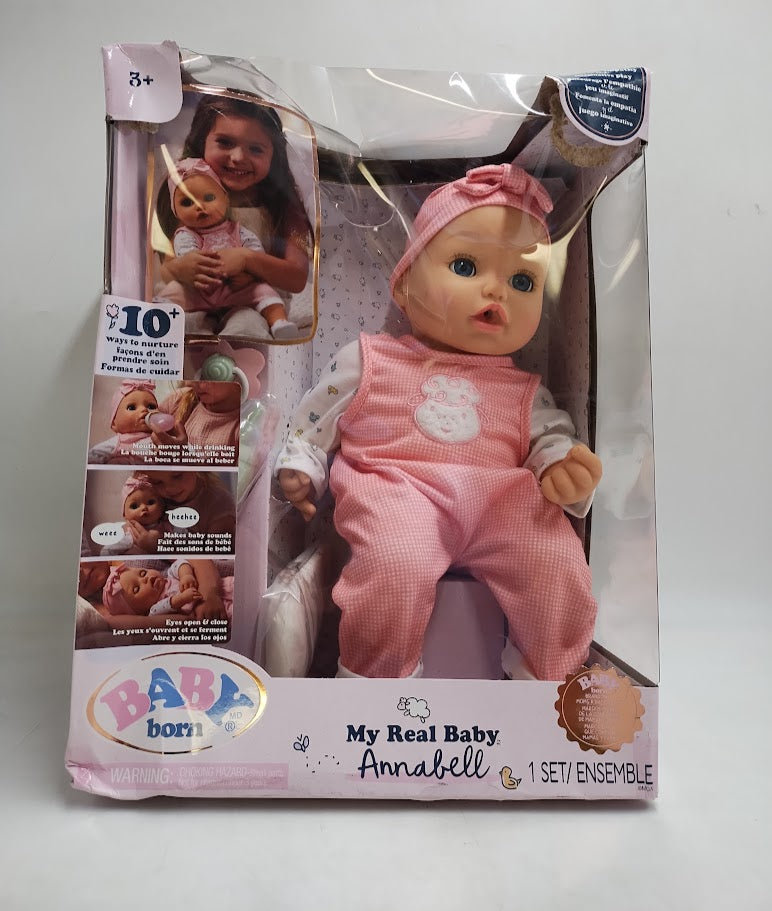 BABY Born My Real Baby Doll Annabell - Blue Eyes SEE SETAILS