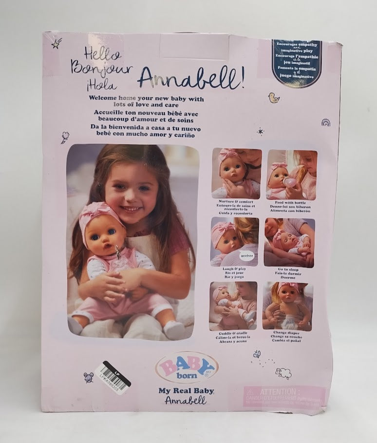 BABY Born My Real Baby Doll Annabell - Blue Eyes SEE SETAILS