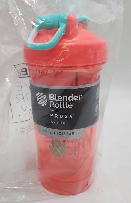 BlenderBottle 24 fl oz Plastic Pro24 Shaker Bottle - Peach