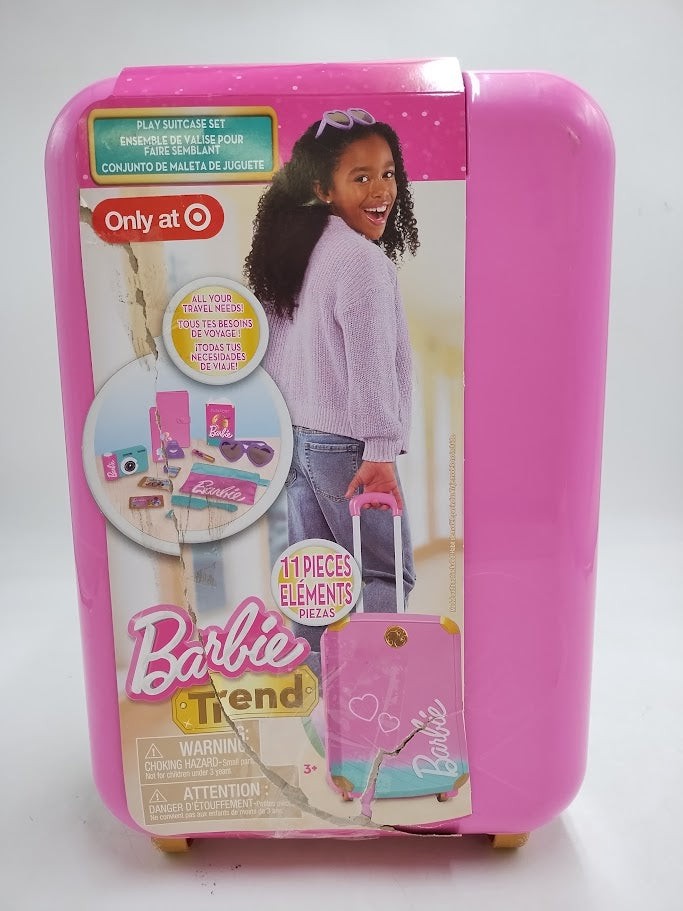 Barbie Travel Rolling Luggage Set - 10pc SEE DETAILS
