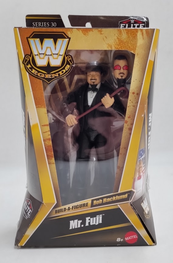 WWE Elite Legends Mr. Fuji Action Figure & Accessories, Collectible Set SEE DETAILS