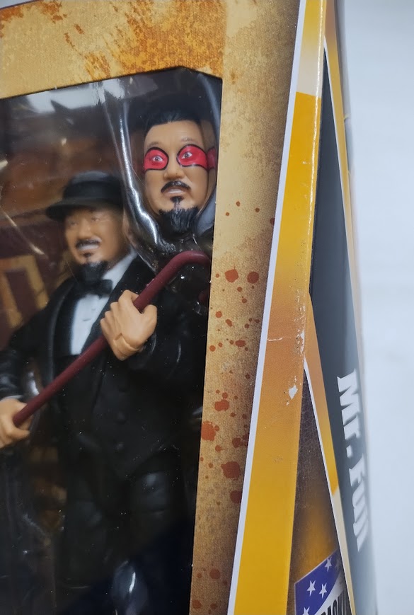 WWE Elite Legends Mr. Fuji Action Figure & Accessories, Collectible Set SEE DETAILS