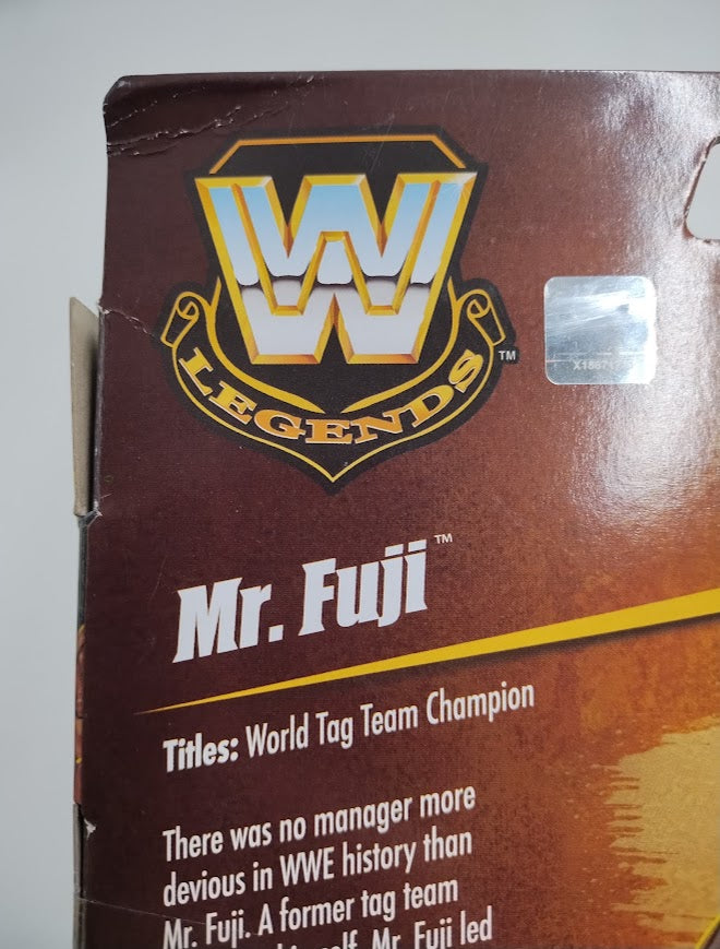 WWE Elite Legends Mr. Fuji Action Figure & Accessories, Collectible Set SEE DETAILS