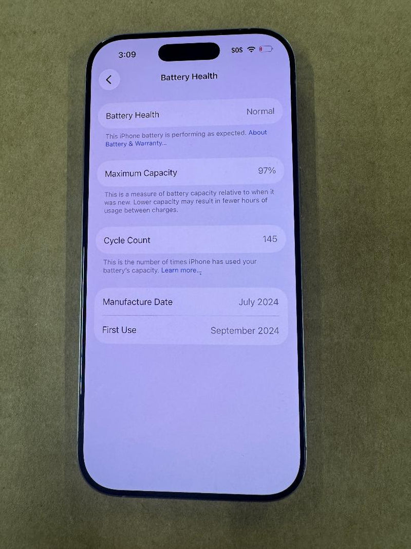 Apple iPhone 16 Pro (256GB) - Natural Titanium FLEX POLICY SEE DETAILS
