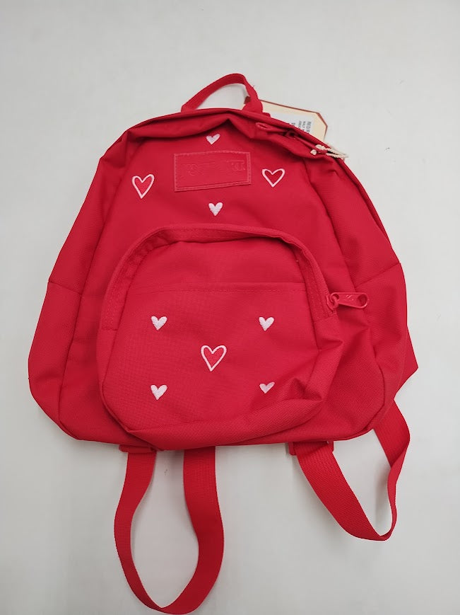 JanSport Half Pint Miniature Bag - Red Party Hearts