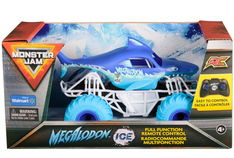 Monster Jam Megalodon Ice RC Monster Truck 1:24 Scale