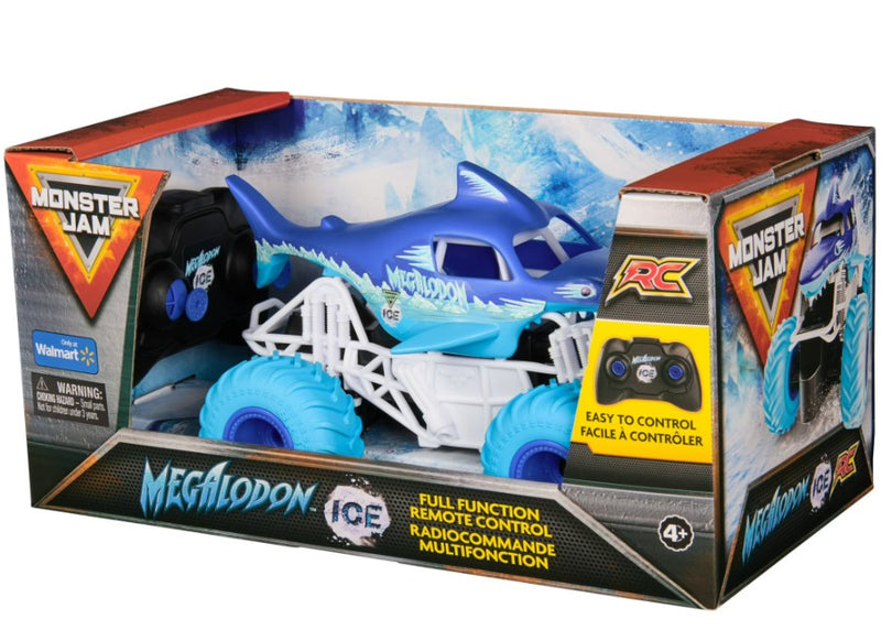 Monster Jam Megalodon Ice RC Monster Truck 1:24 Scale