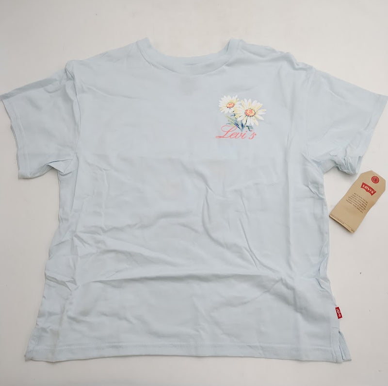 Levi's Girls' Oversized 'Daisy' Front and Back Graphic T-Shirt XL