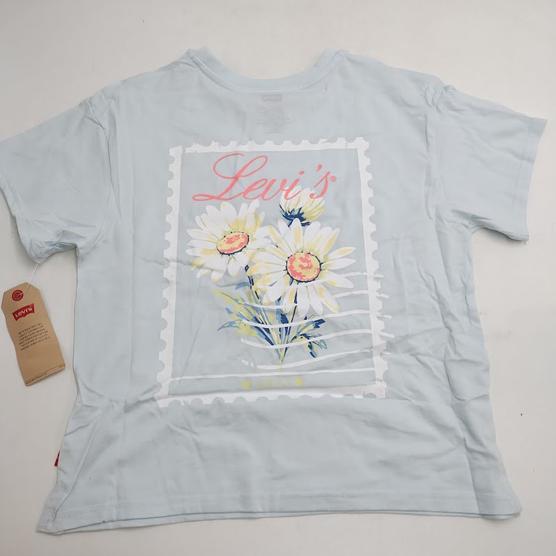 Levi's Girls' Oversized 'Daisy' Front and Back Graphic T-Shirt M