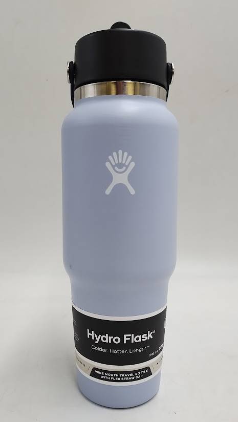 Hydro Flask 32oz Wide Mouth Flex Straw Travel Bottle - Surf READ DESCRIPTION