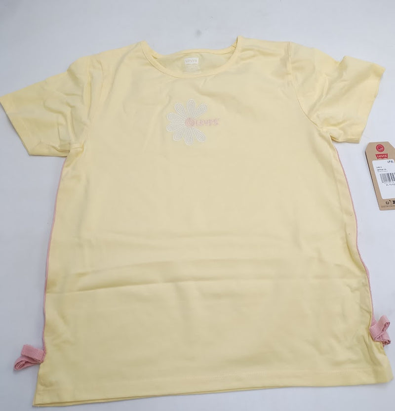 Levi's Girls' Short Sleeve Daisy Side-Tie T-Shirt -  XL