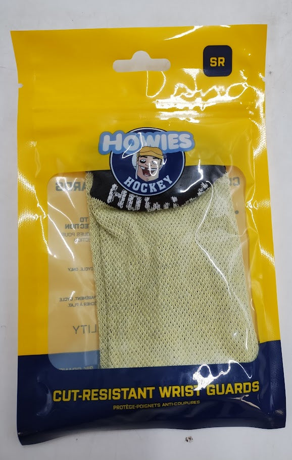 Howies Hockey Wrist Guard 2pc - Assorted Yellow/Black Senior