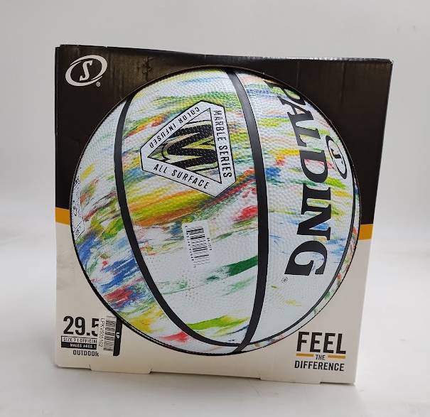 Spalding 29.5'' Basketball - Marble White SEE DETAILS
