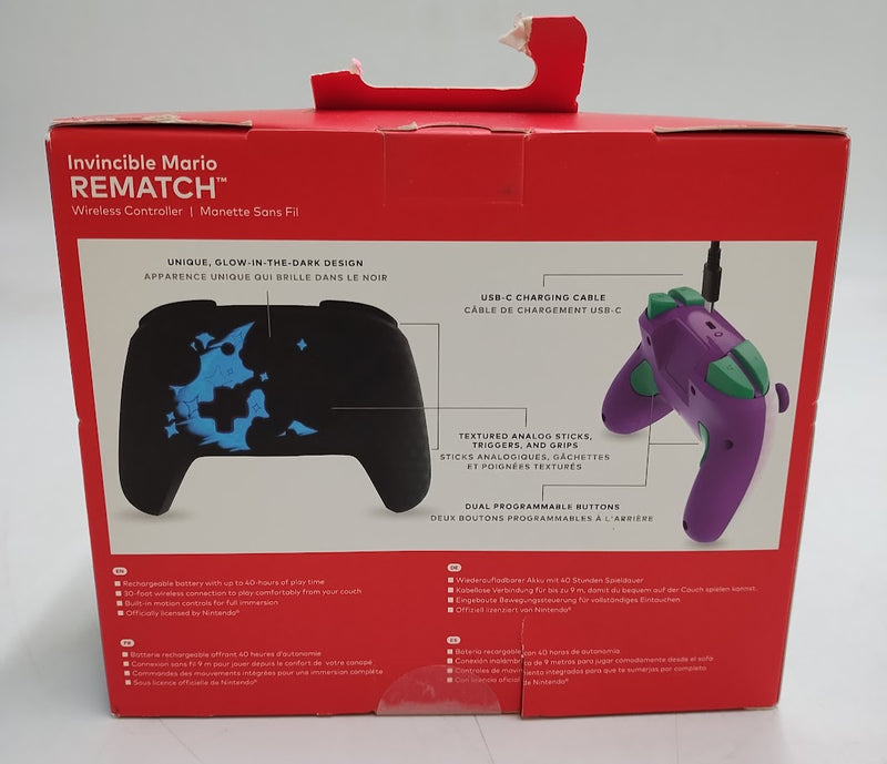 Turtle Beach Wireless Controller Mario Nintendo Switch Bluetooth, SEE DETAILS