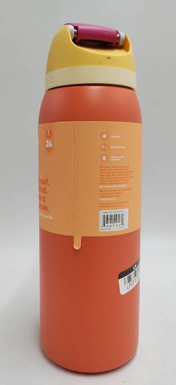 Owala 40oz FreeSip Stainless Steel Water Bottle - Citrus Crush READ DESCRIPTION