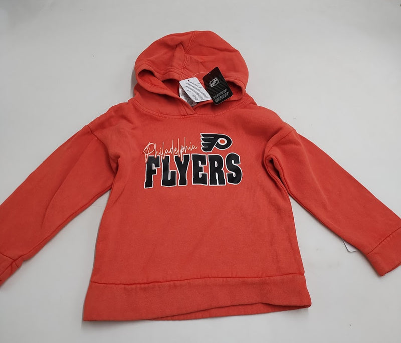NHL Philadelphia Flyers Toddler Girls' Hooded Sweatshirt 4T