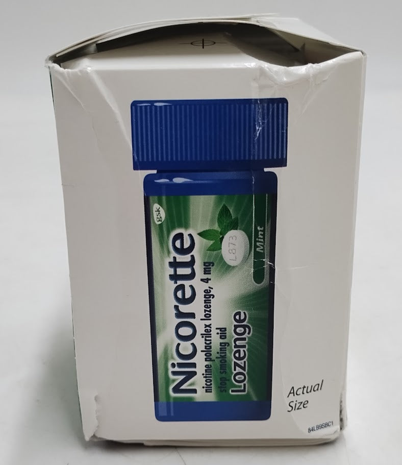 Nicorette 4MG Lozenges - Mint - 72ct EXP: 01/2027 SEE DETAILS