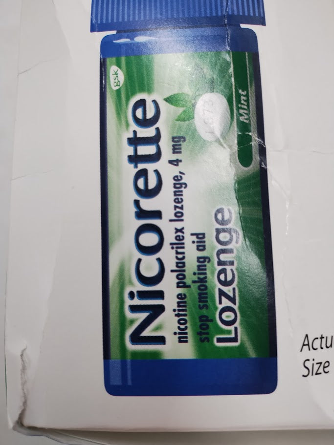 Nicorette 4MG Lozenges - Mint - 72ct EXP: 01/2027 SEE DETAILS