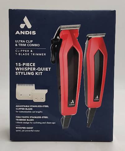 Andis Ultra Clipper and Trimmer Combo Kit - 15ct SEE DETAILS