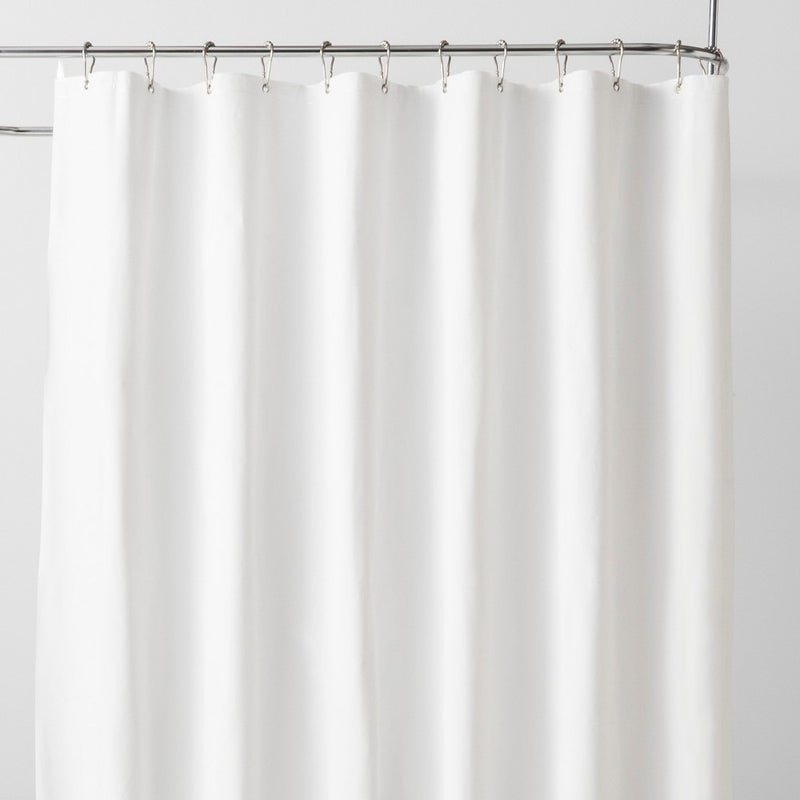 71"X71" 6 Gauge Peva Shower Liner White - ?  - Made By Design&