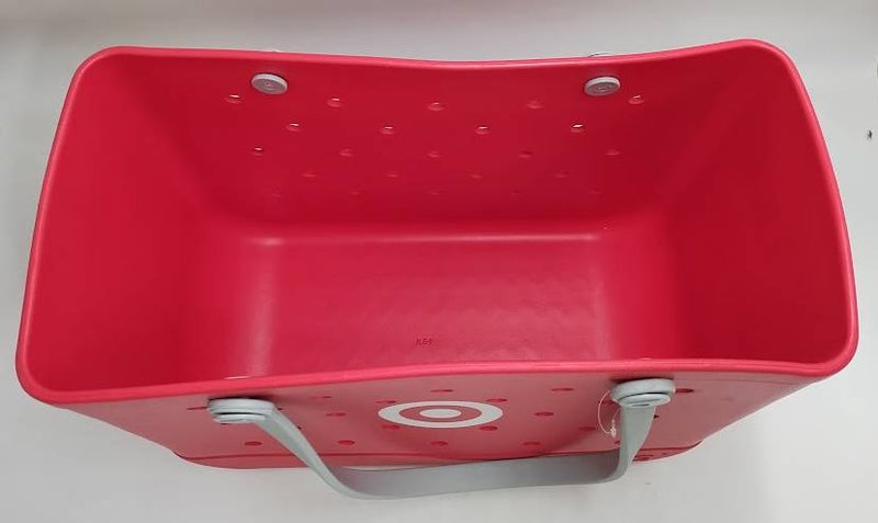 Bogg Bag Original Bullseye Tote Bag - Red SEE DETAILS - MISSING BOTH POUCHES (LOCAL PICKUP ONLY)