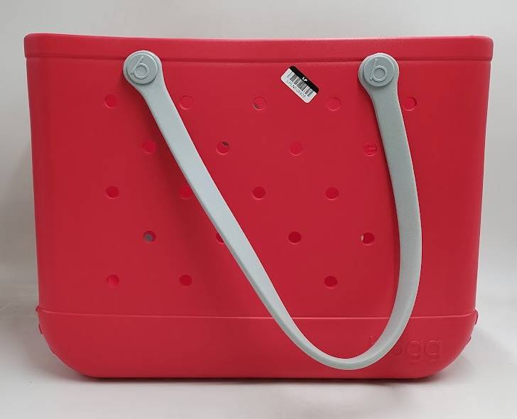 Bogg Bag Original Bullseye Tote Bag - Red SEE DETAILS - MISSING BOTH POUCHES (LOCAL PICKUP ONLY)