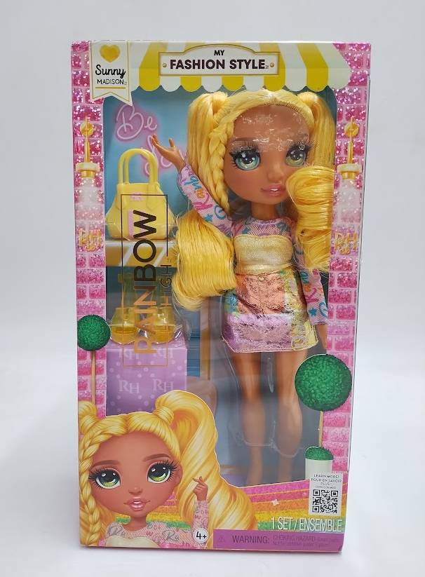 Rainbow High My Fashion Style Sunny, Yellow 11" Fashion Doll SEE DETAILS