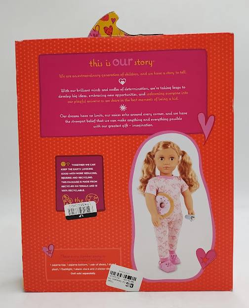 Our Generation Dreaming of Donuts Pink Pajama Set for 18'' Dolls SEE DETAILS