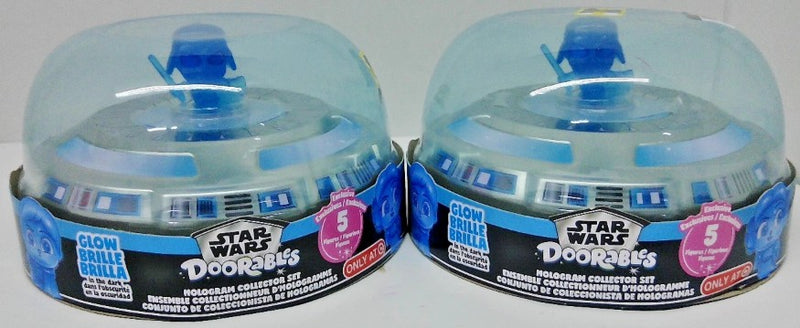 LOT OF 2!!!! Disney Doorables Star Wars Hologram Collector Set