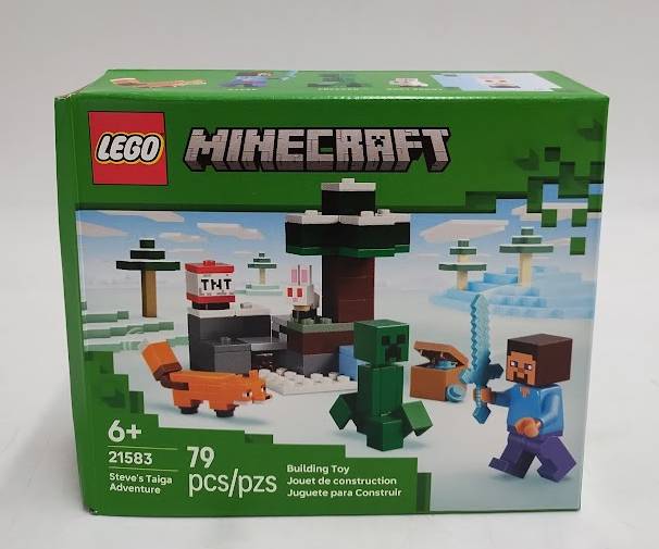 LOT OF 5 !! LEGO Minecraft Steve's Taiga Adventure Toy 21583 SEE DETAILS