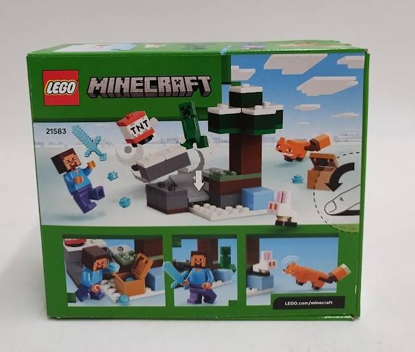 LOT OF 5 !! LEGO Minecraft Steve's Taiga Adventure Toy 21583 SEE DETAILS