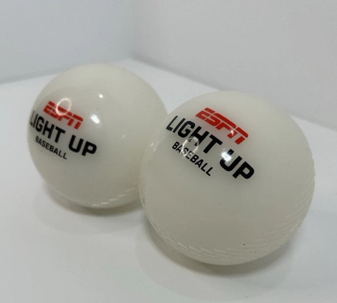 2 PACK!!!! ESPN Light Up Baseball