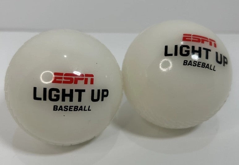 2 PACK!!!! ESPN Light Up Baseball