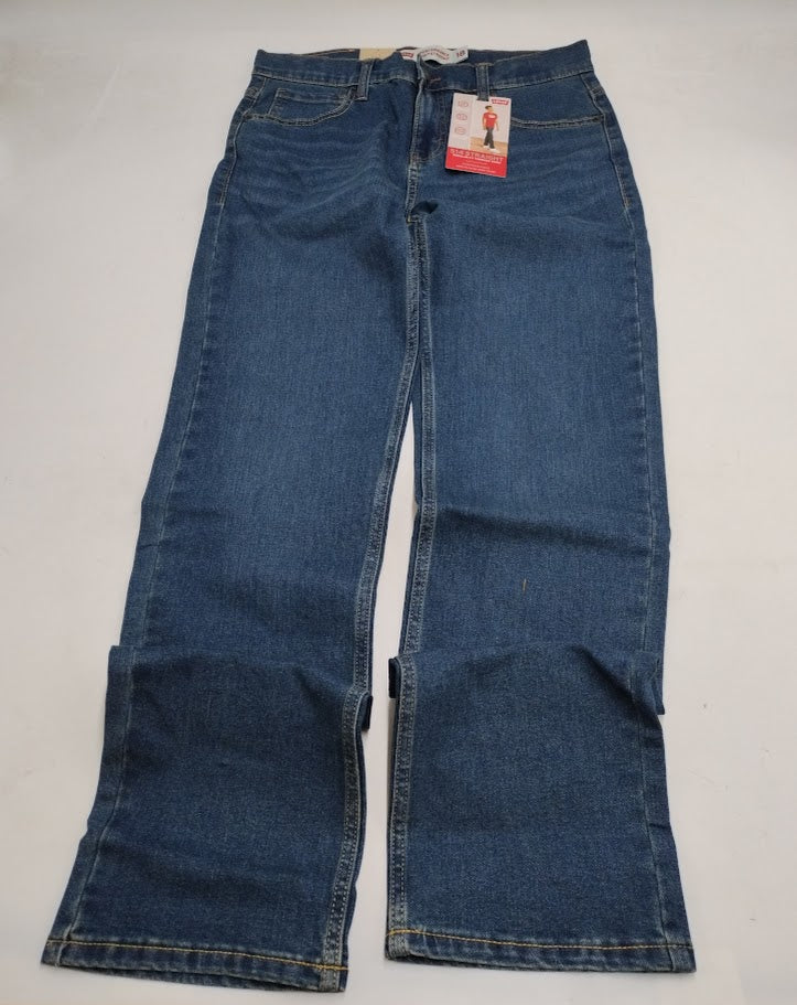 Levi's Boys' 514 Straight Fit Performance Jeans - Medium Wash 18