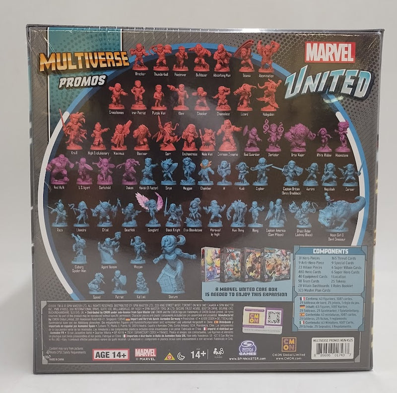 Marvel United Multiverse Promo Box (Kickstarter Exclusive) MUN-KS25 (LOCAL PICKUP ONLY)