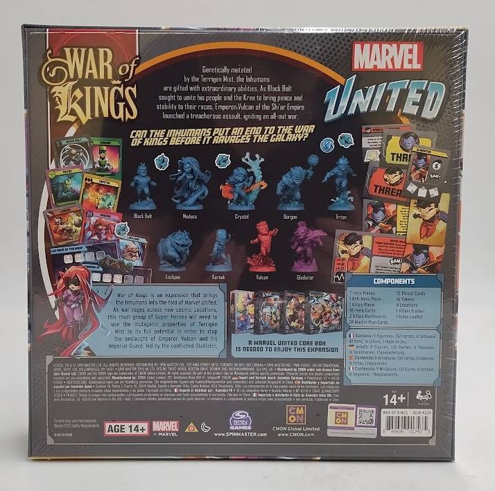 Marvel United Multiverse - Kickstarter Exclusive - War Of Kings Expansion