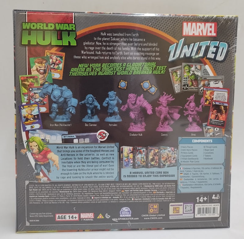 Marvel United Multiverse Kickstarter World War Hulk Expansion SEE DETAILS