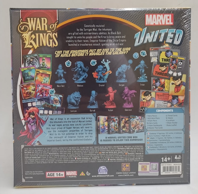 Marvel United Multiverse Kickstarter War Of Kings Expansion SEE DETAILS