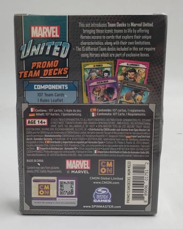 Marvel United: Promo Team Decks SEE DETAILS