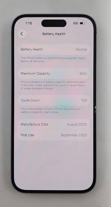 Apple iPhone 15 (128GB) - Blue - RESELLER FLEX - SEE DETAILS