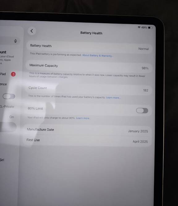 Apple iPad Air (M3) 13 inch Wi-Fi 128GB - Space GrayPRE-OWNED SEE DETAILS