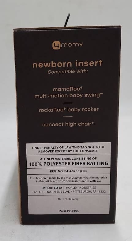 4moms Newborn Insert Reversible Plush - Dark Gray