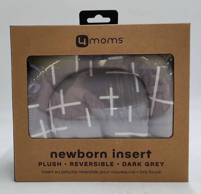 4moms Newborn Insert Reversible Plush - Dark Gray