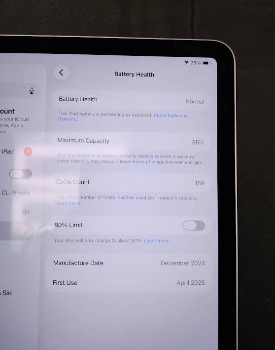 Apple 11-inch iPad Air (M3) Wi-Fi 128GB - Purple **PRE OWNED**