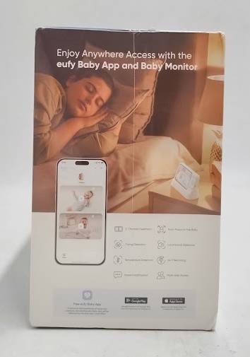eufy Baby Monitor and Charging Base with 4K Camera - White SEE DETAILS